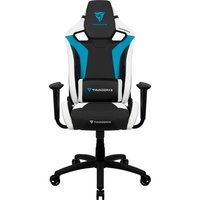 Cadeira Gamer ThunderX3 XC3, Até 120Kg, Reclinável, Com Almofadas, Cilindro de Gás Classe 4, Preta e Azul - 78313