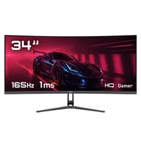 Monitor Gamer HQ Premium 34" Curvo, Ultrawide (QHD) 3440x1440, 1Ms, 165Hz, AMD Freesync, HDMI, DP - Hq34c16