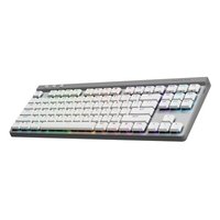 Teclado Sem Fio Mecânico Gamer Logitech G515, RGB, Bluetooth, com Design TKL,Tecnologia Lightspeed, Branco - 920-012535