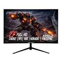 Monitor Gamer Rise Mode Prime 27", Full HD, 240Hz, 1ms, IPS , FreeSync, HDR 400 HDMI e DisplayPort, Preto - RM-MOG-27F240FH-B