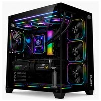 Gabinete Gamer Liketec Zeus V3, ATX, Frontal e Lateral em Vidro Temperado, Sem Fans, Preto - LC-KB-ZEUSV3-2025-1000