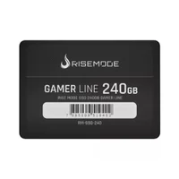 SSD Rise Mode Gamer Line, 240GB, Leitura: 530MB/s, Gravação: 520MB/s, SATA III, Preto - RM-SSD-240